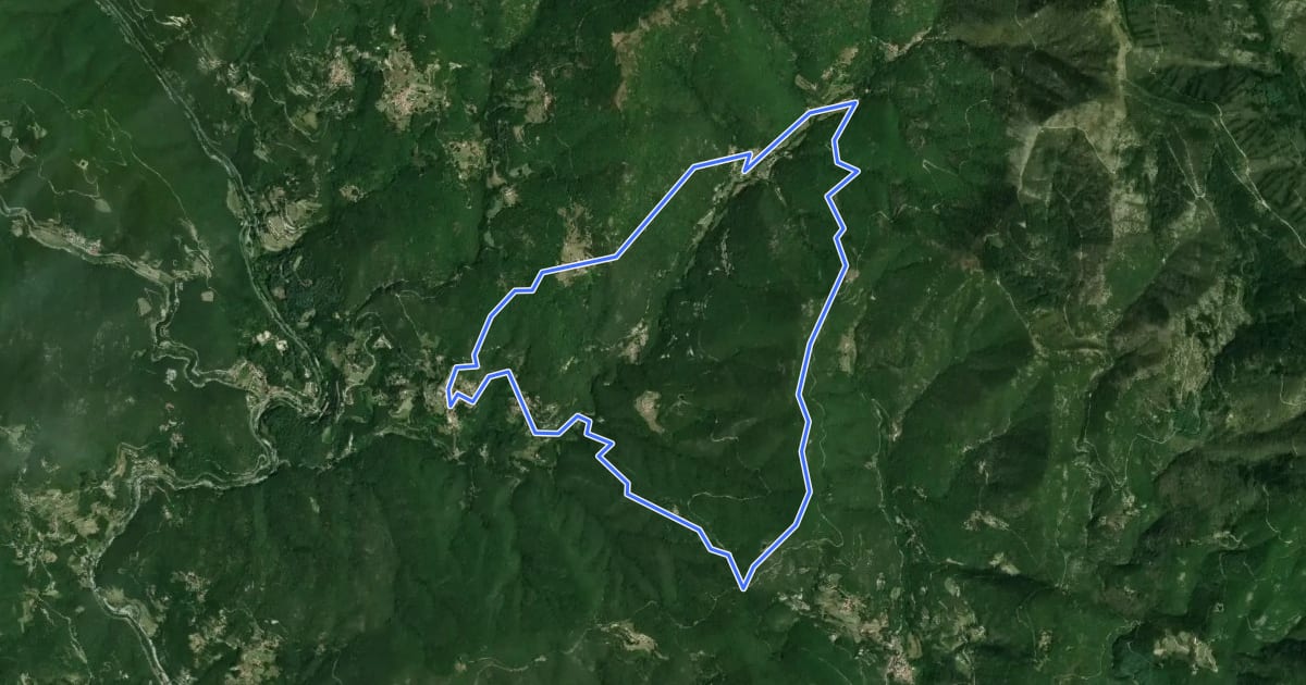 Маршрут Col de Bès на спутниковом снимке