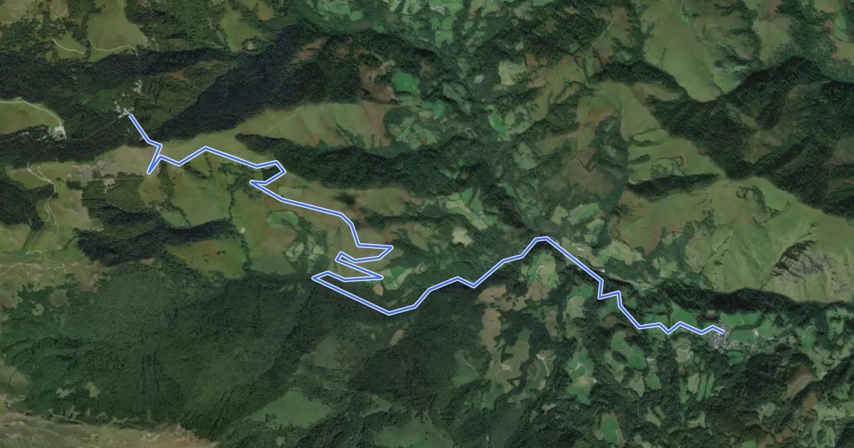 Маршрут Col de Bagargu на спутниковом снимке