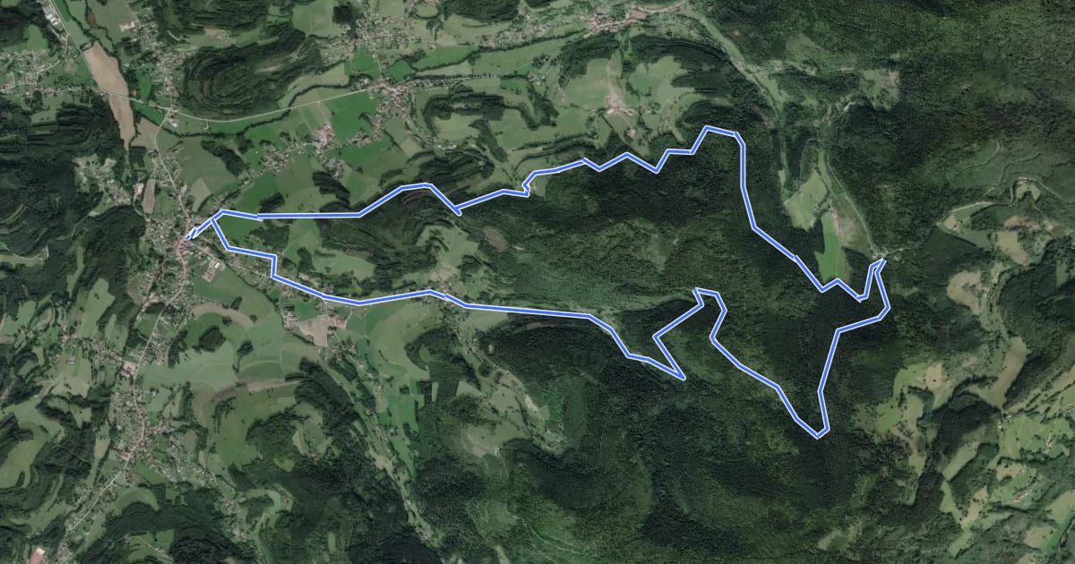 Маршрут Col de Sainte-Marie на спутниковом снимке