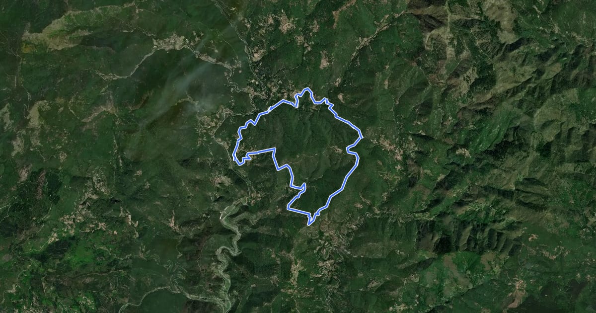 Маршрут Col du Devinayre на спутниковом снимке