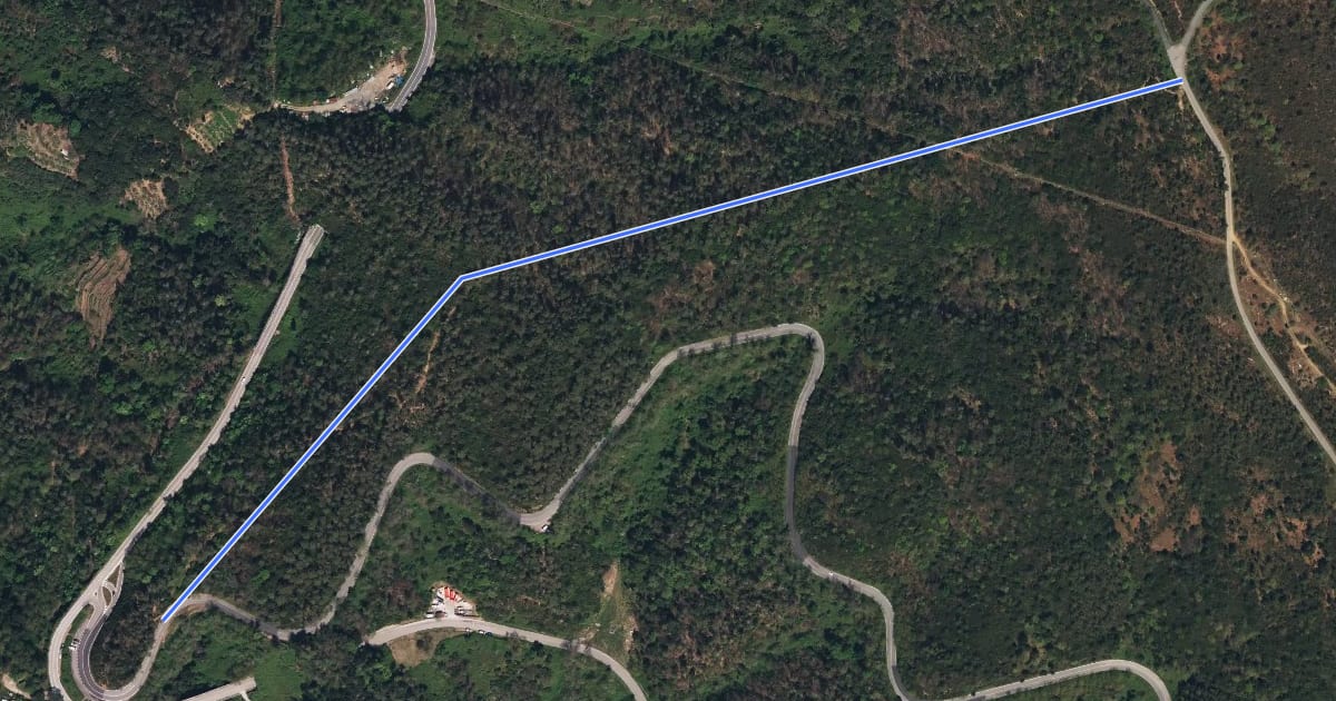Маршрут Colla di Gritta – Sella M.Crocettola (AV5T) на спутниковом снимке