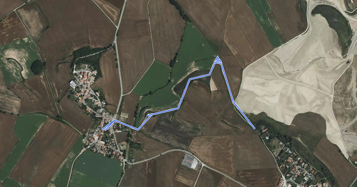Маршрут Conexión ciclable Galar-Esparza (Alternativa al trazado Eurovelo) на спутниковом снимке