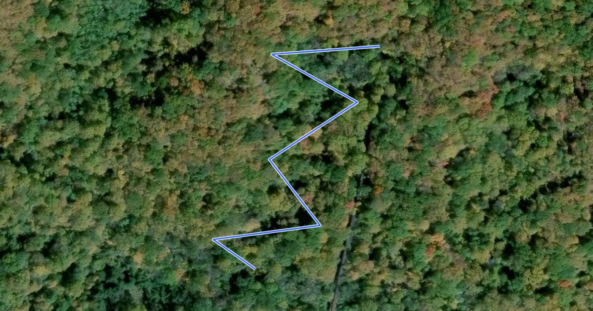 Маршрут Conveyor Trail на спутниковом снимке