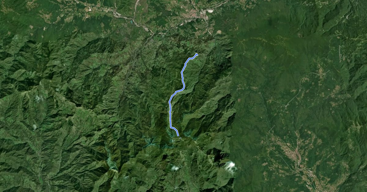 Маршрут Costadasi - Madonnina del Moro - Pradeschei - Passo dei Due Santi на спутниковом снимке
