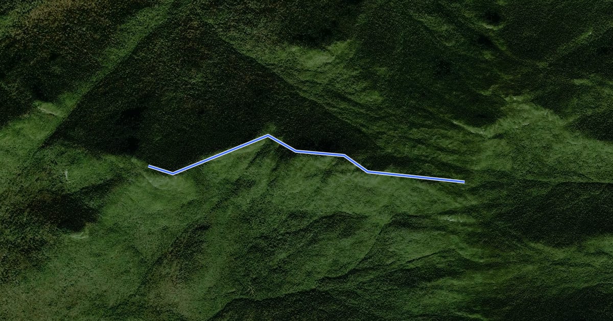 Маршрут Couchsachraga Trail на спутниковом снимке
