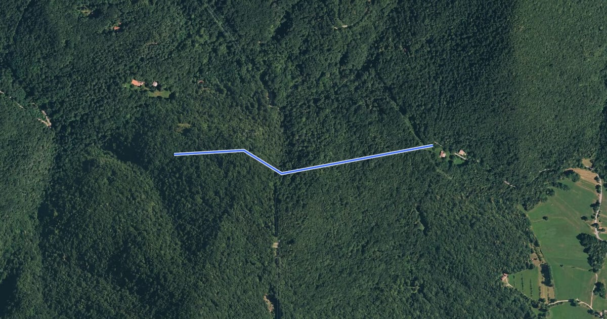 Маршрут Crossifico - Monte Casolo (I) ? / Porto Ceresio (I) ? - fixme на спутниковом снимке