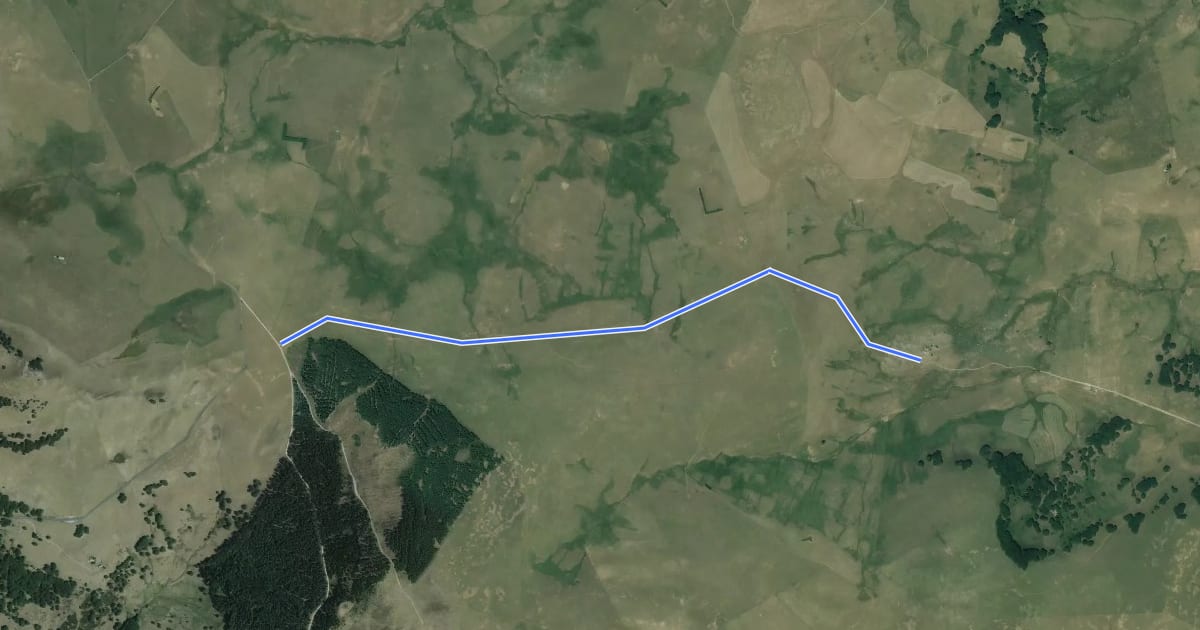 Маршрут CSG 03C3 : Croix de Rode - Refuge du Rajas на спутниковом снимке