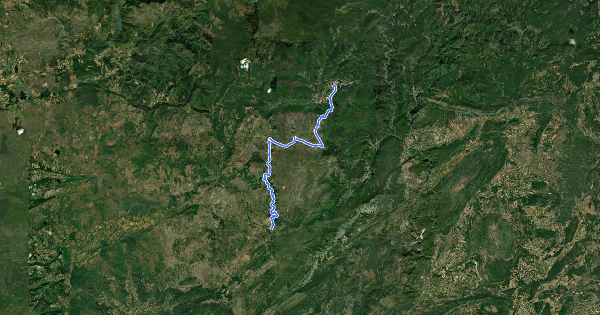 Маршрут CSG 10 : Le Vigan - Saint-Maurice-Navacelles на спутниковом снимке