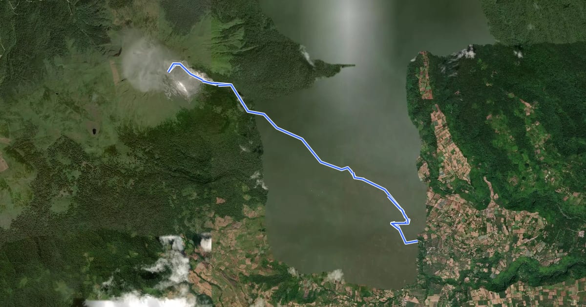 Маршрут Culan Apo Trail на спутниковом снимке