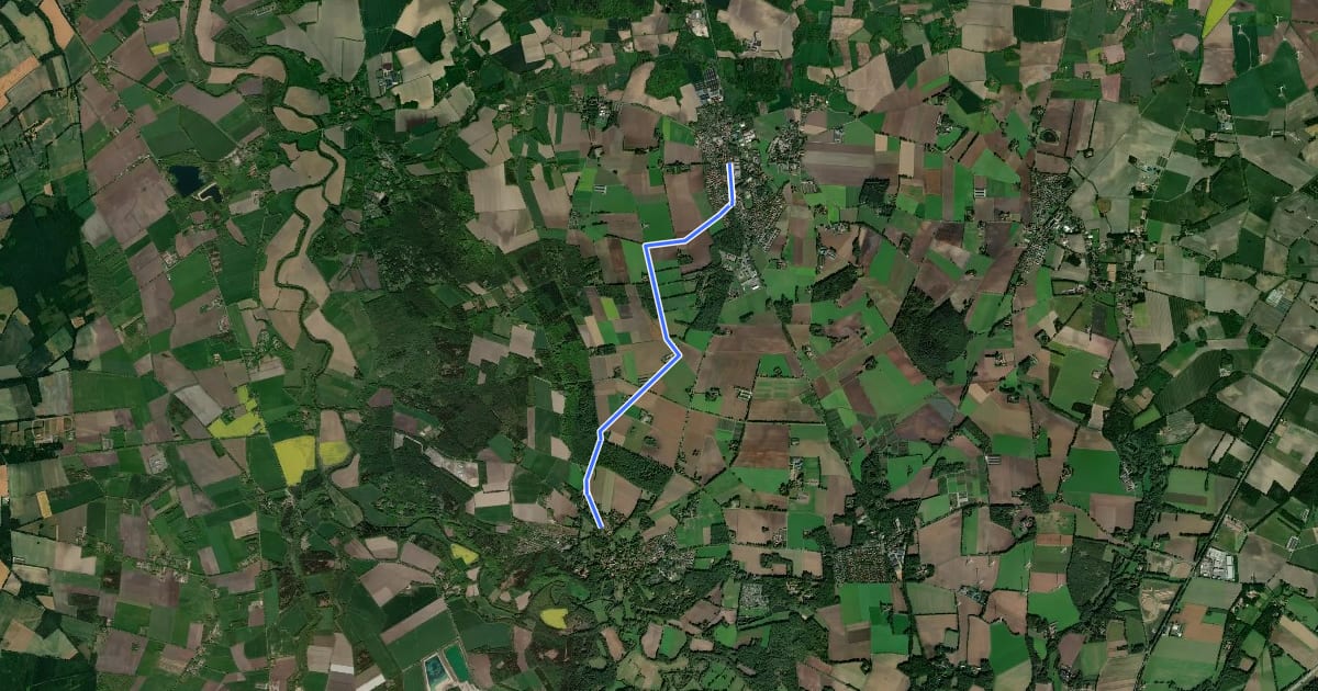Маршрут Dötlingen (04) - Neerstedt (30) на спутниковом снимке