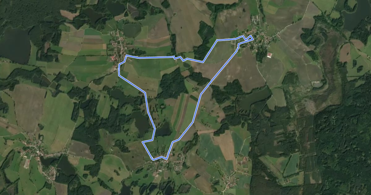 Маршрут Dětský MTB okruh Karla Šelepy на спутниковом снимке