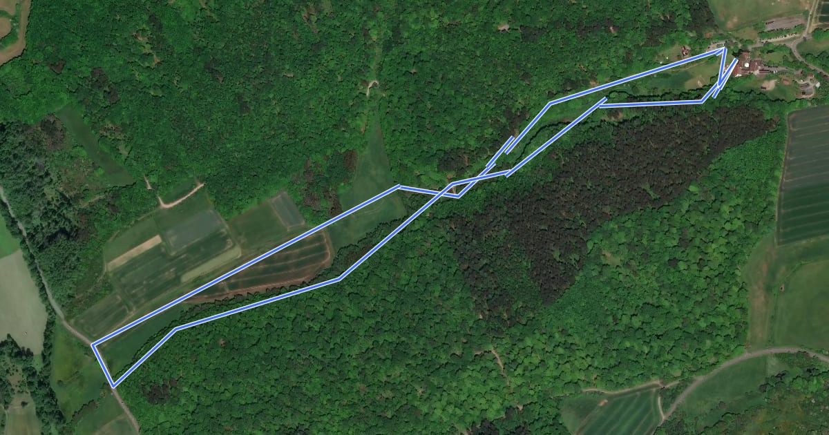 Маршрут [D6] Rundwanderweg Rumpeltal на спутниковом снимке