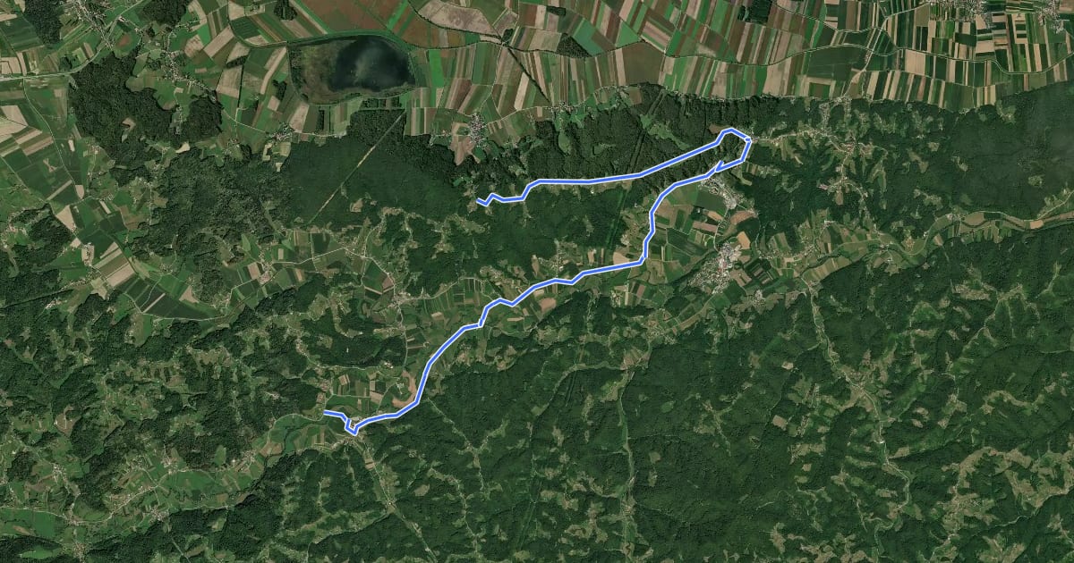 Маршрут D8 Variant: Majšperk на спутниковом снимке