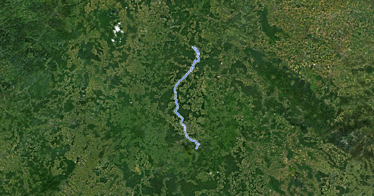 Маршрут [D9] Weser-Romantische Straße Teil 5 на спутниковом снимке