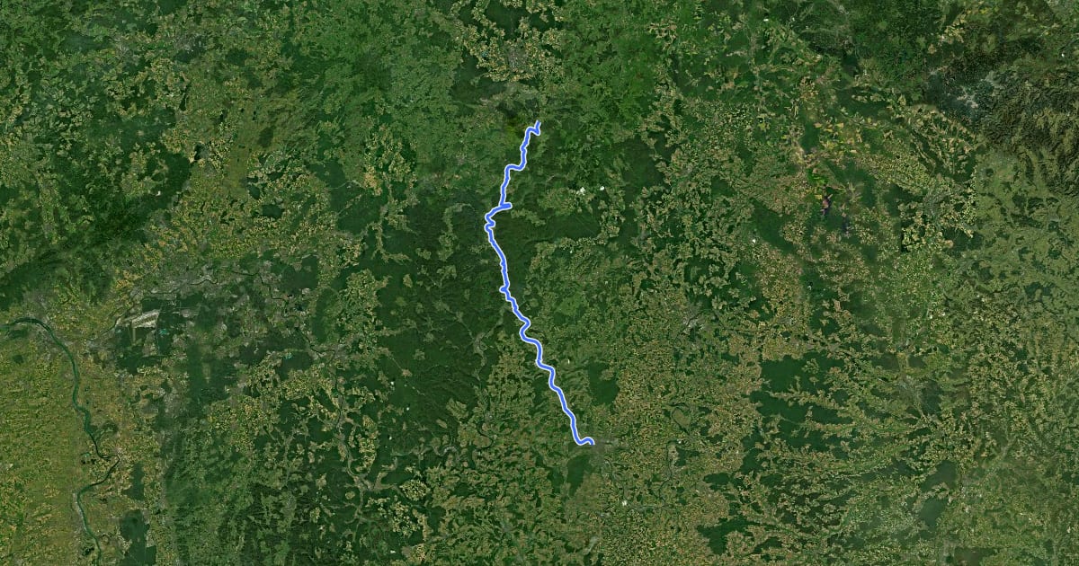 Маршрут [D9] Weser-Romantische Straße Teil 6 на спутниковом снимке