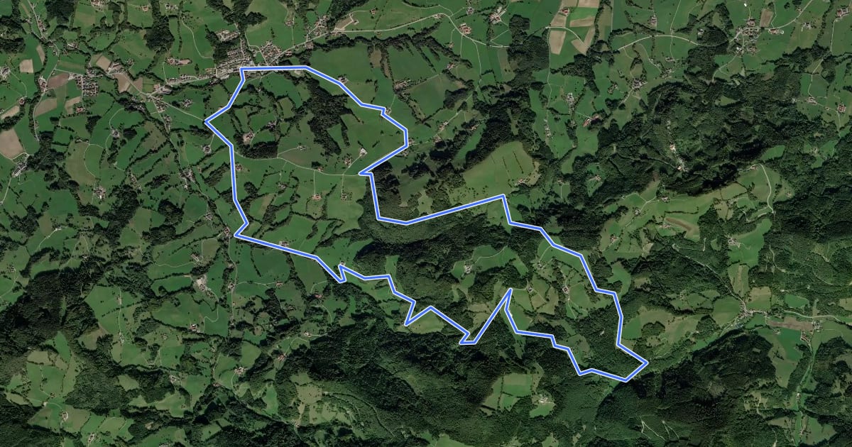 Маршрут Dachsbergrunde (St. Georgen an der Leys) на спутниковом снимке