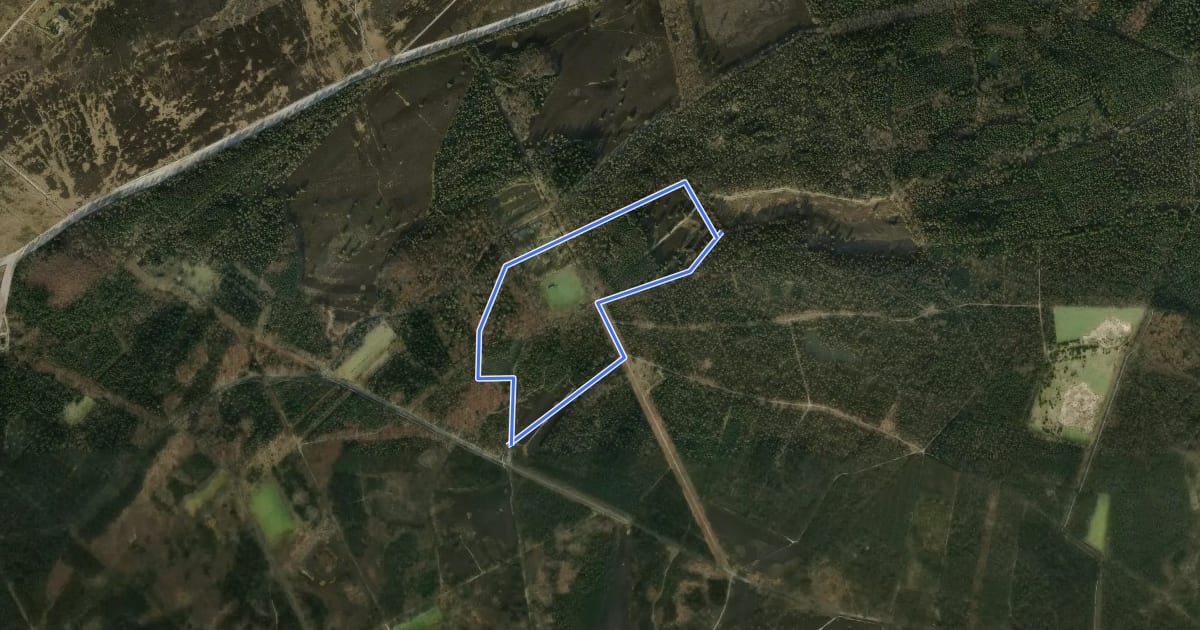 Маршрут Daendels wandeling на спутниковом снимке