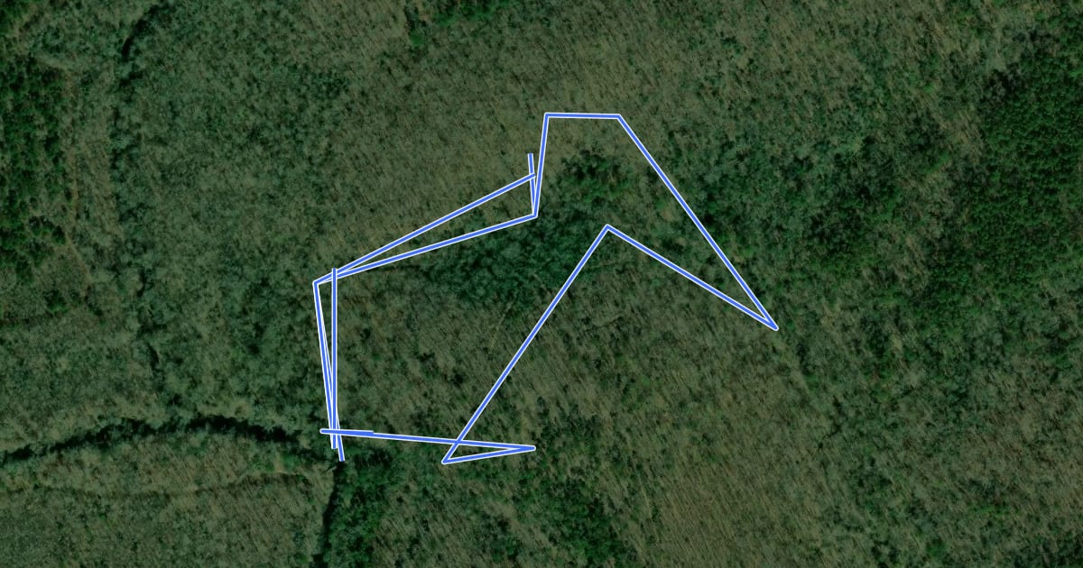 Маршрут Dam Site Loop Trail на спутниковом снимке