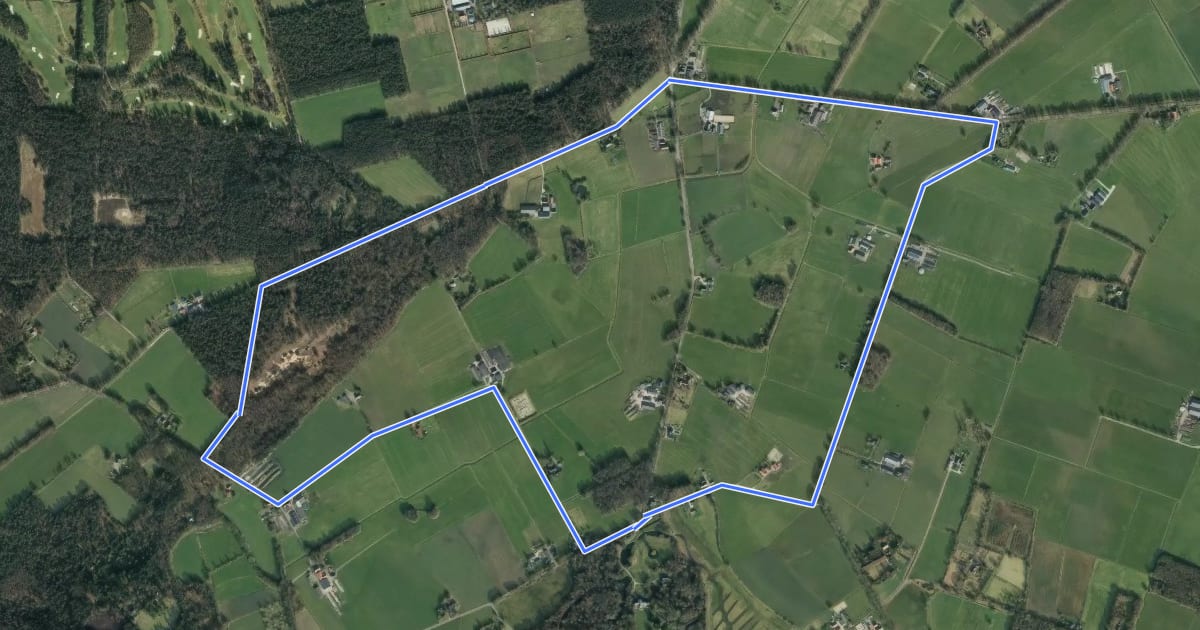 Маршрут De Wildenborch Route на спутниковом снимке