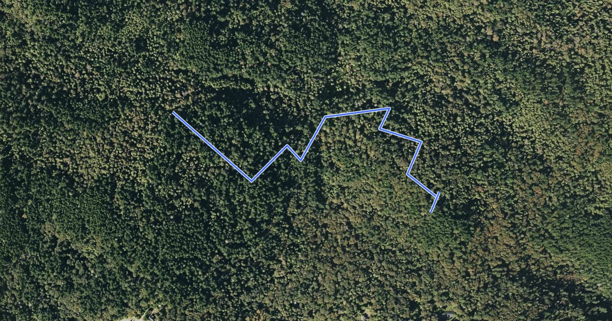Маршрут Deceiver Trail на спутниковом снимке