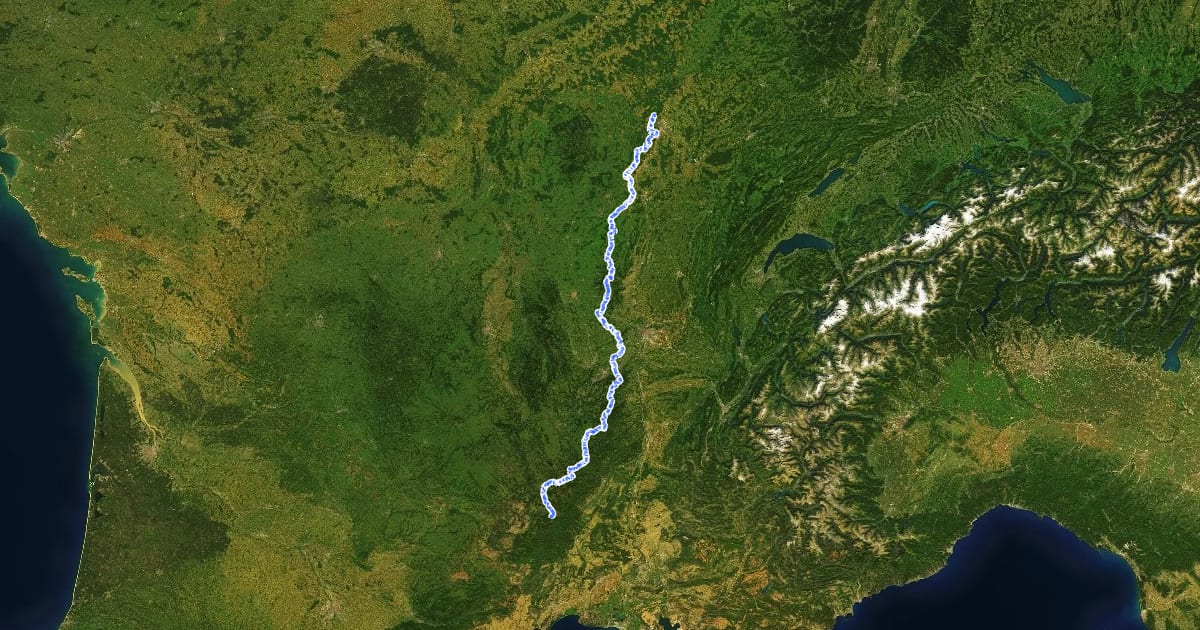 Маршрут Des Vosges aux Pyrénées 03, La Vaseraie - Signal du Ventalon на спутниковом снимке