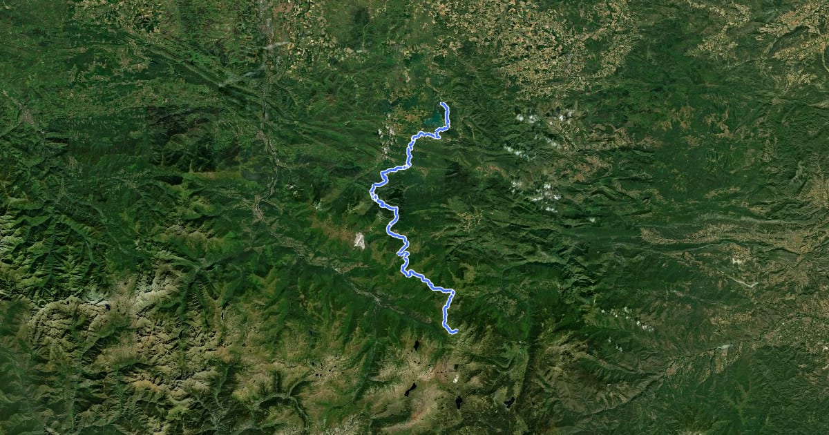 Маршрут Des Vosges aux Pyrénées, variante на спутниковом снимке