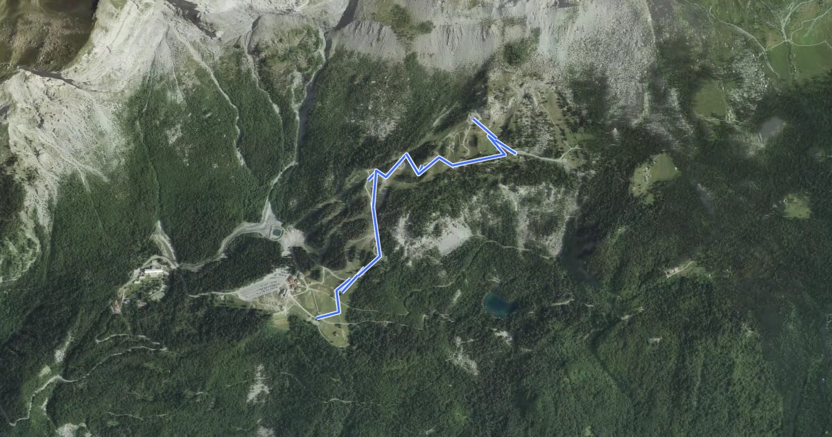 Маршрут Descente DH télésiège de Barmus на спутниковом снимке