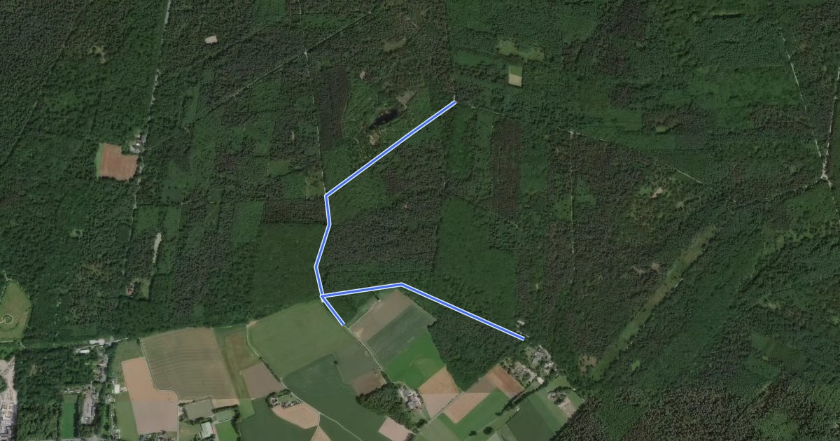 Маршрут Die Haard Waldpromenade barrierearme Runde на спутниковом снимке