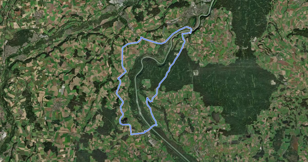 Маршрут Die Leitgeringer See-Rundfahrt на спутниковом снимке
