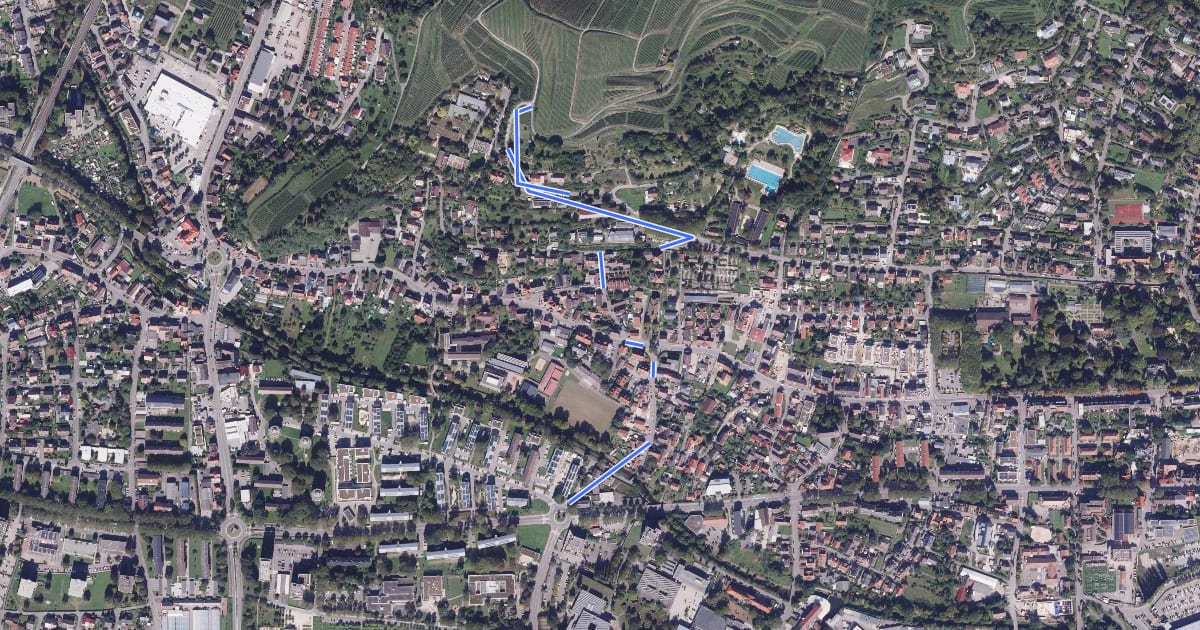 Маршрут Dinglinger Haus - Lahr Otto-Hahn-Straße на спутниковом снимке