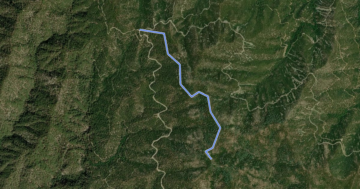 Маршрут Dodeka Anemoi Tripylos Trail на спутниковом снимке