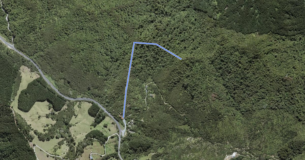 Маршрут Dome Lookout Walkway на спутниковом снимке