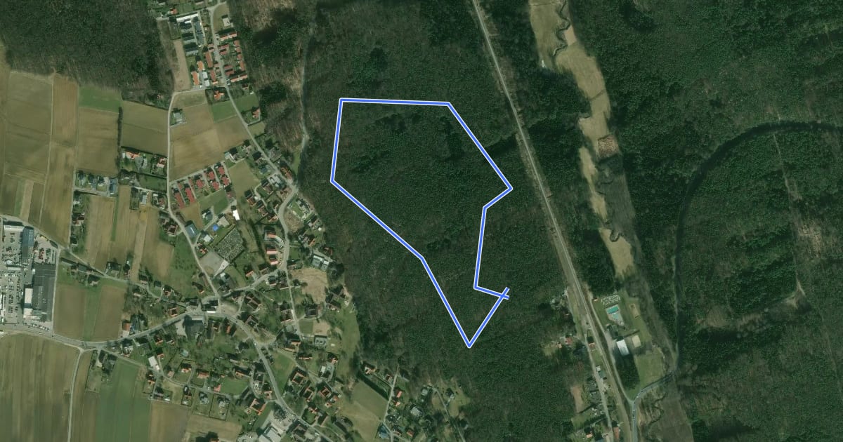 Маршрут Donau Fitnessparcour St. Johann на спутниковом снимке