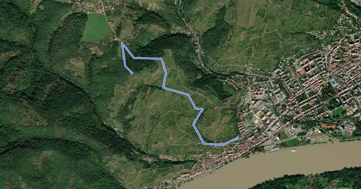 Маршрут Donauwarte Egelsee на спутниковом снимке