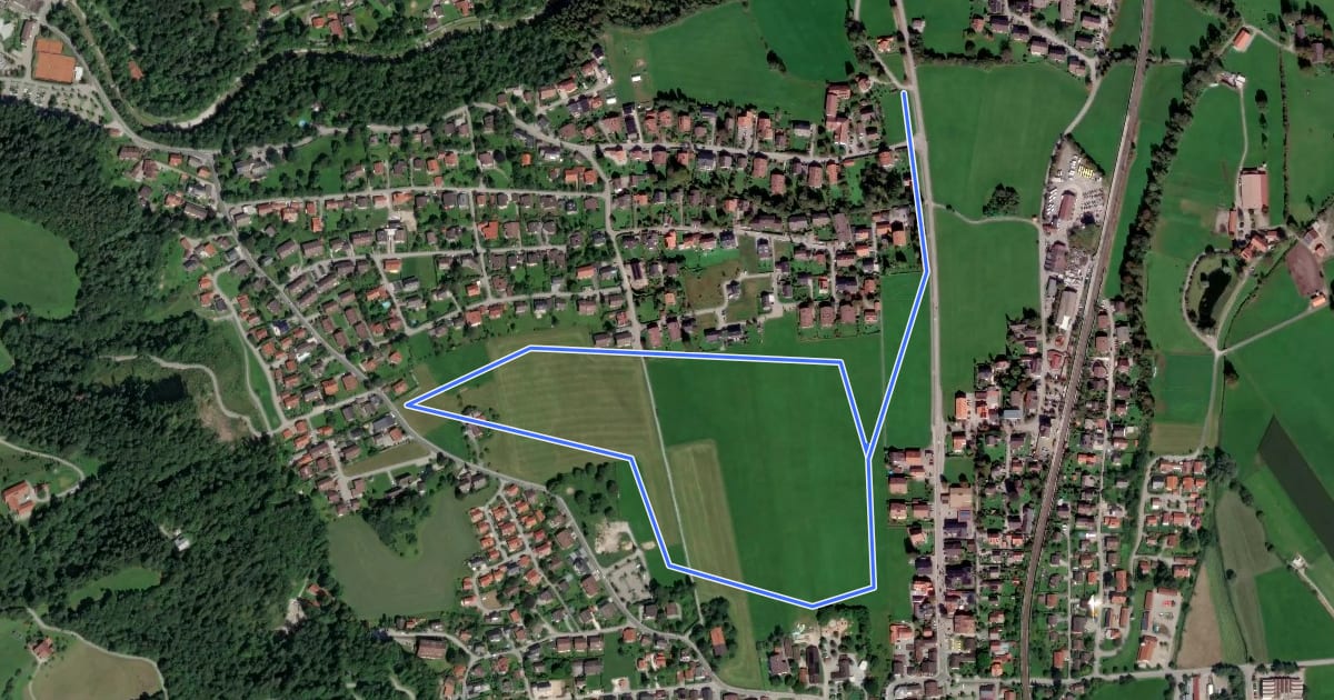 Маршрут Dorfloipe Oberaudorf на спутниковом снимке