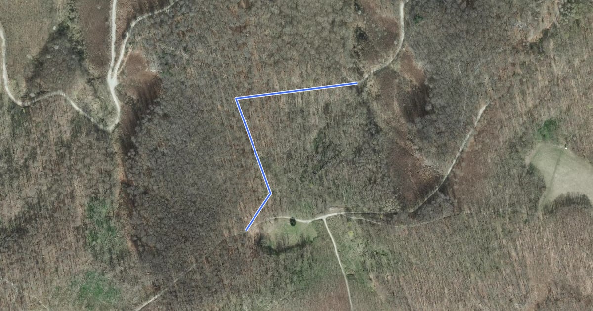 Маршрут Dornröschen Trail на спутниковом снимке