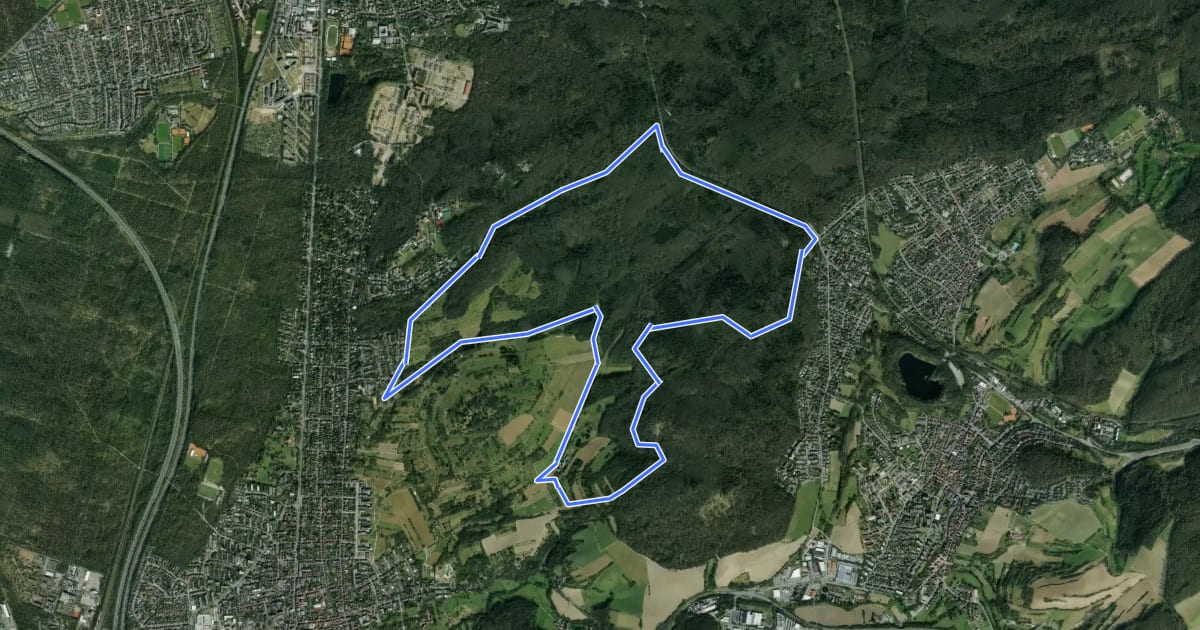 Маршрут Dotter-Parcours-10km на спутниковом снимке