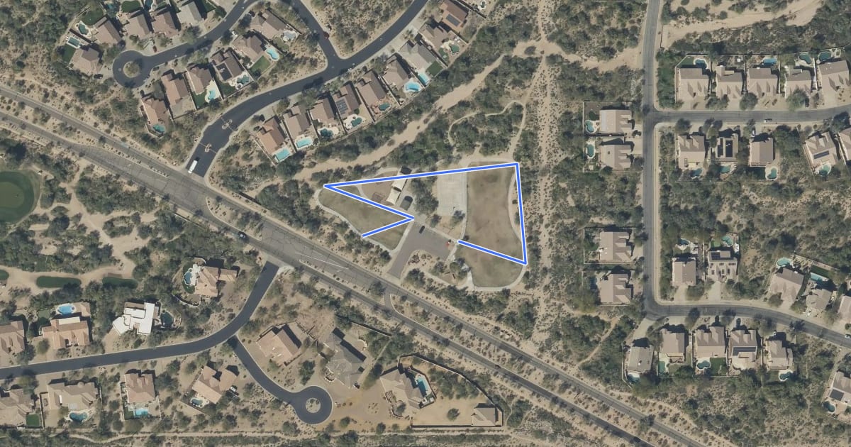 Маршрут Dove Valley Park Walking Path на спутниковом снимке