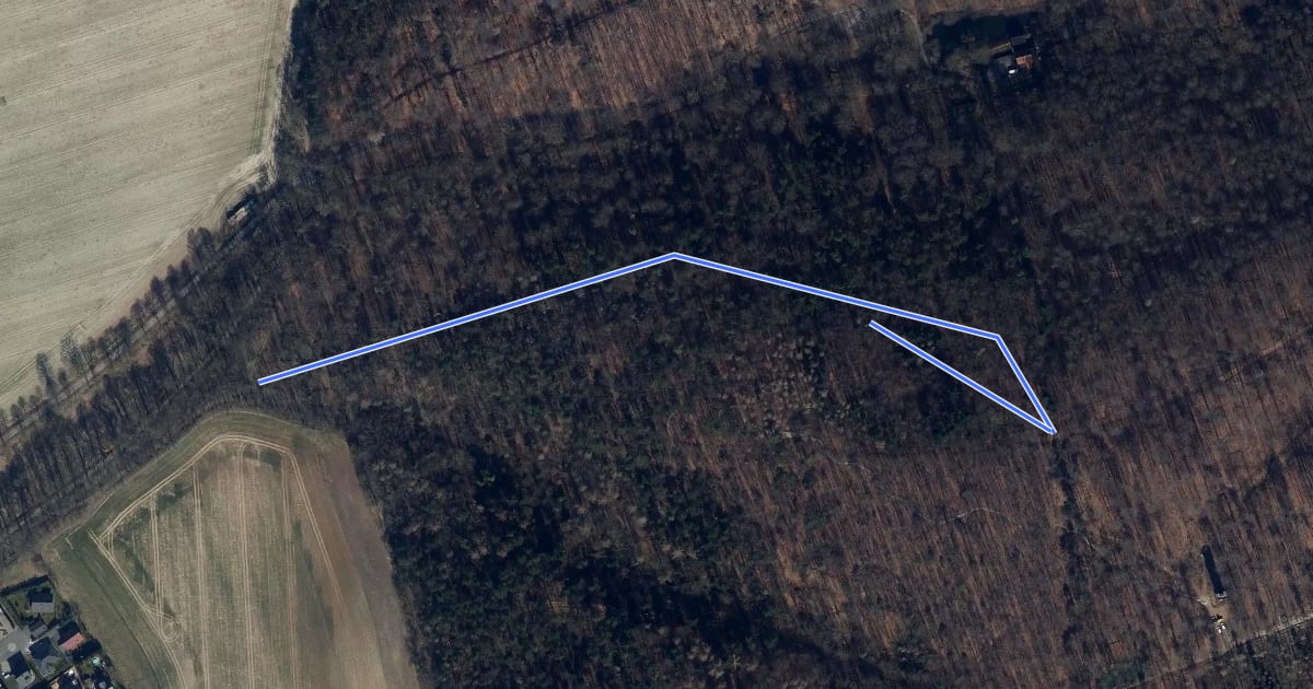 Маршрут Downhill на спутниковом снимке