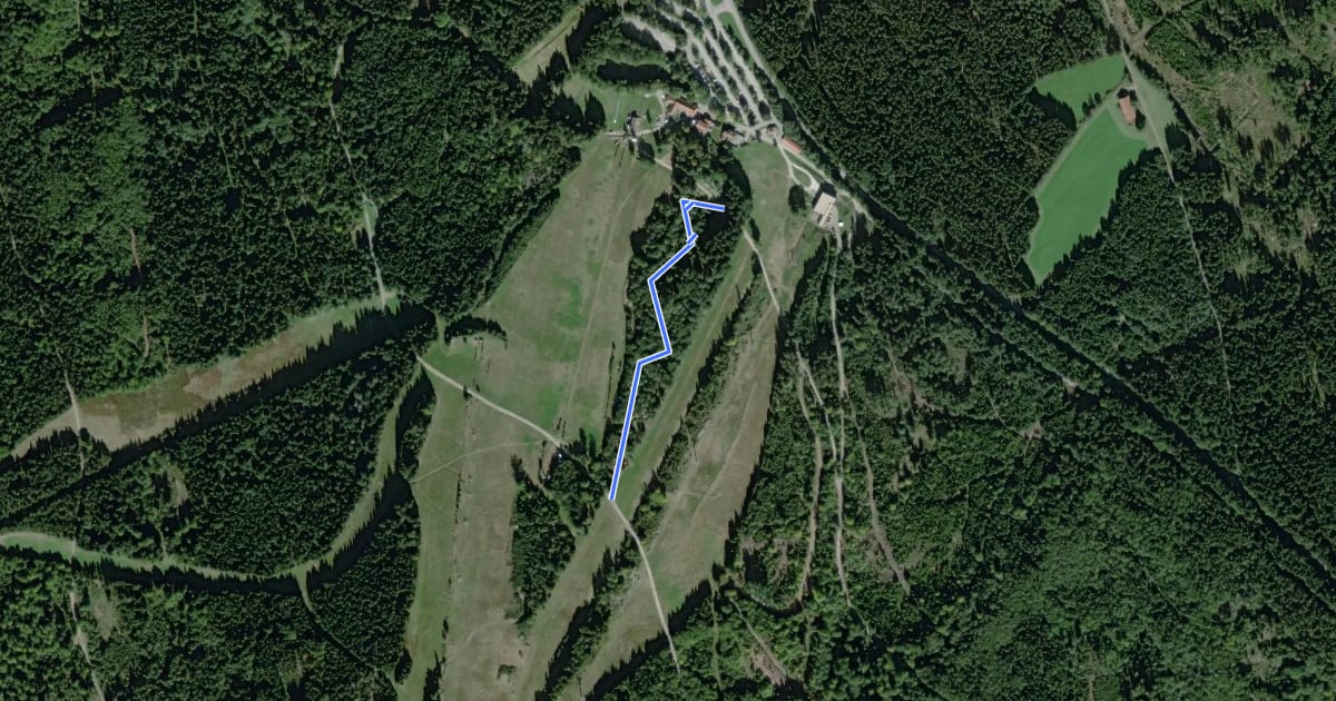 Маршрут Dual на спутниковом снимке