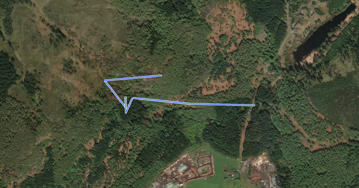 Маршрут Duchess Cave and Cave Crag на спутниковом снимке