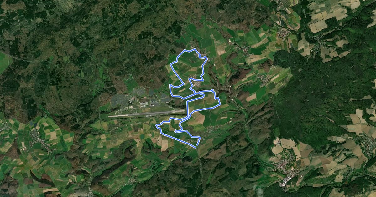 Маршрут DVV Soonwald Panoramarunde 20 на спутниковом снимке