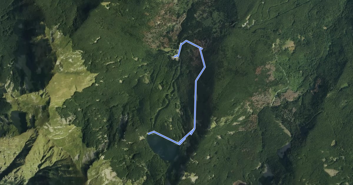 Маршрут E1 Toscana 03 Variante 3.1 на спутниковом снимке