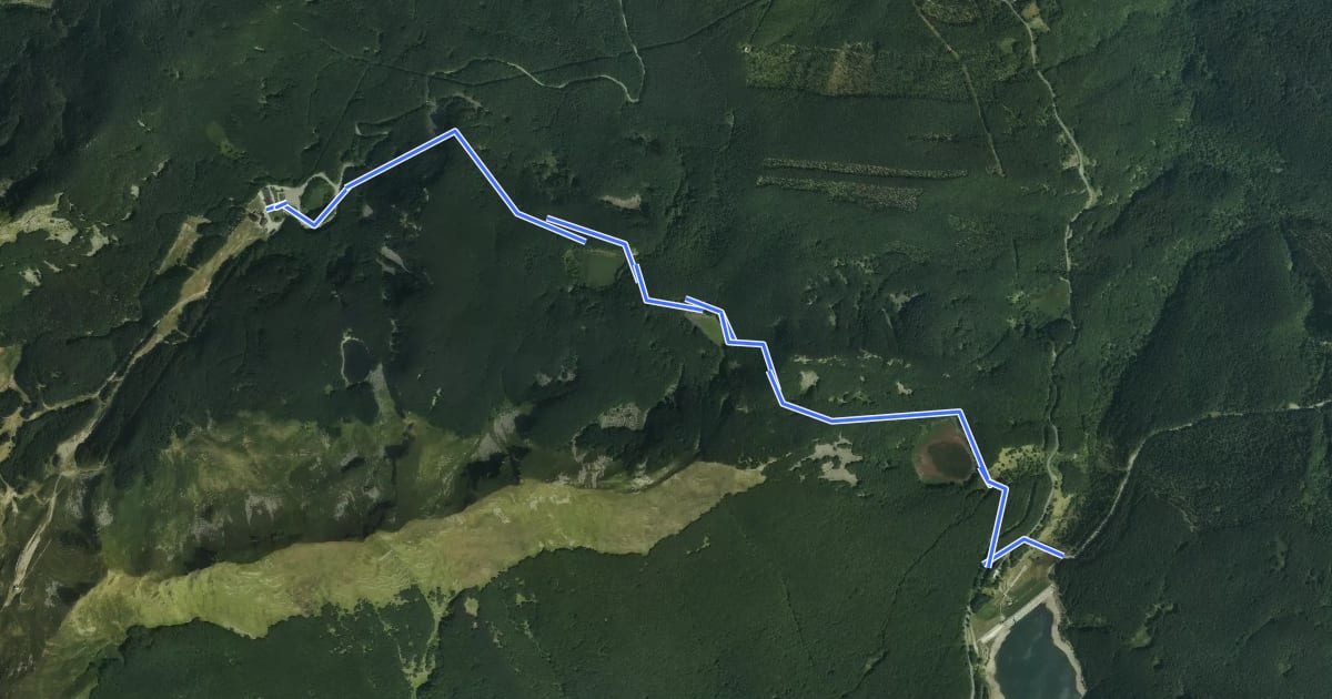 Маршрут E1 Toscana 03 Variante 3.4 на спутниковом снимке