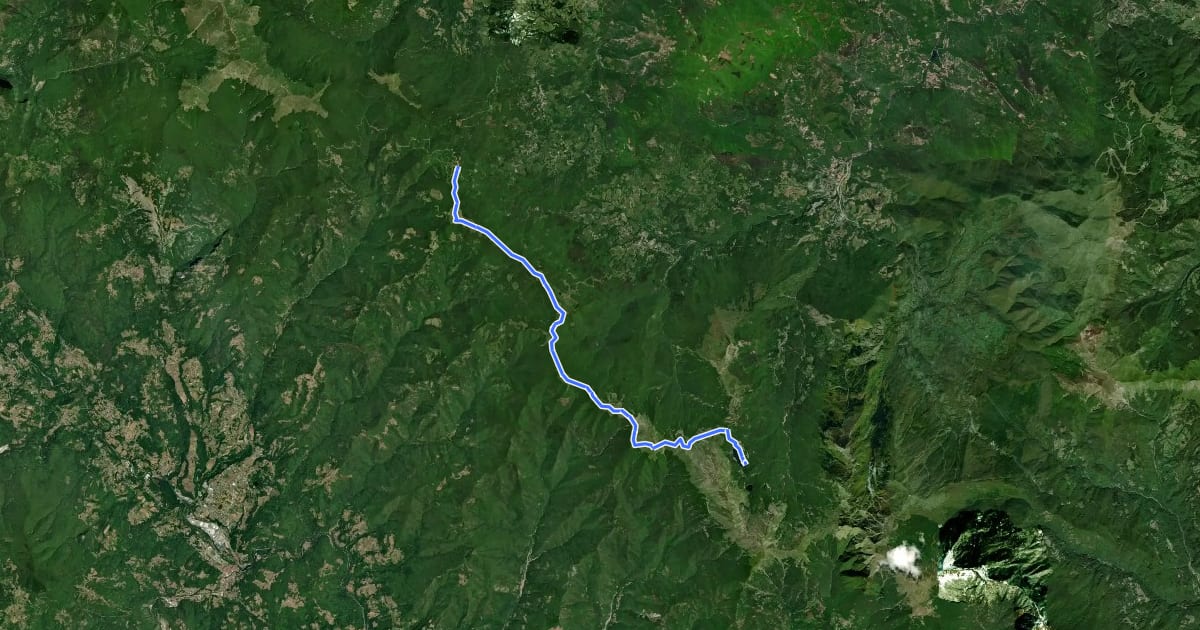 Маршрут E1 Toscana 07 Passo delle Radici - Lago Santo Modenese на спутниковом снимке