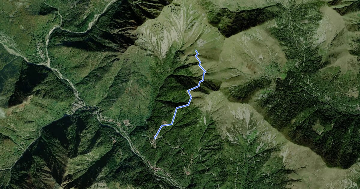 Маршрут E82 на спутниковом снимке