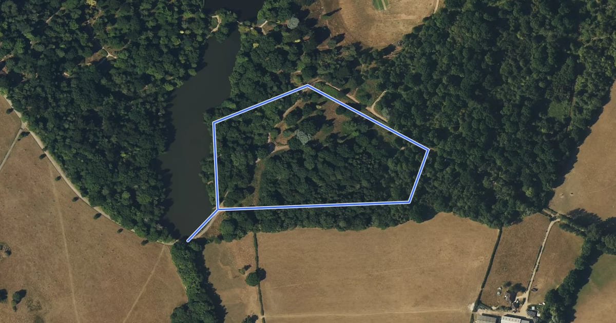 Маршрут East Park Walk на спутниковом снимке