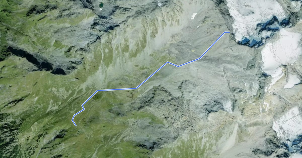 Маршрут Ecurie du Crêt - Plan des Lires на спутниковом снимке