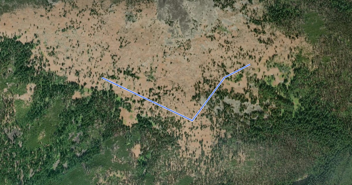Маршрут Edds Mountain Trail на спутниковом снимке