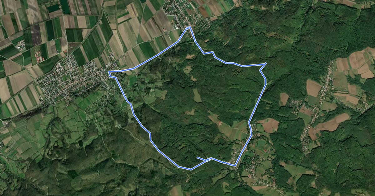 Маршрут Edelweißweg/Hängender Stein (groß) на спутниковом снимке